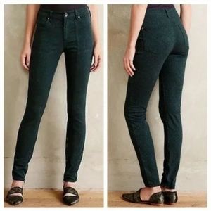 Pilcro and Letterpress jacquard skinny moto pants